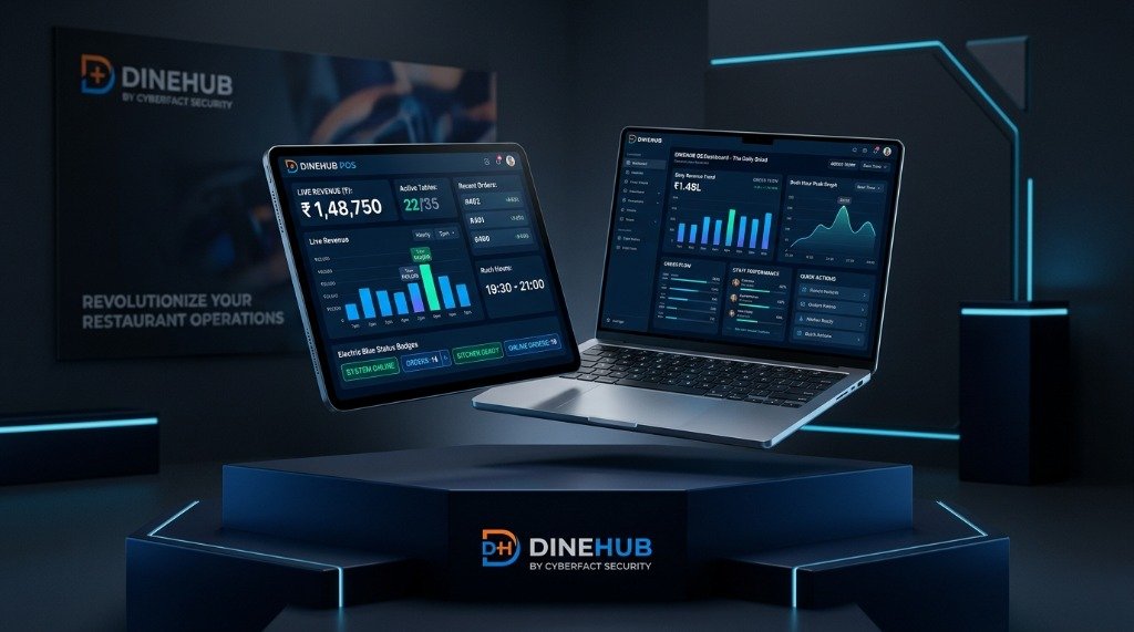 DineHub Flagship 3D Restaurant POS & Executive Dashboard Suite
